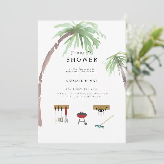 Vrijgezellenfeest Honey Do Couples Kaart (Staand voorkant)