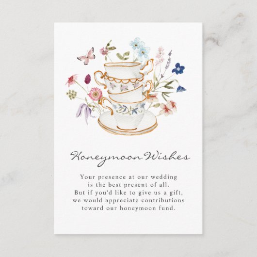 Vrijgezellenfeest Honeymoon Wishes Kaart (Voorkant)