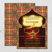 vrijgezellenfeest Honoreren Bride, Arabische nacht Kaart (Voorkant / Achterkant)