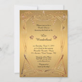 Vrijgezellenfeest Honoring, grote Gatsby, Goud Kaart (Voorkant)