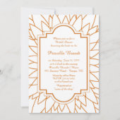 Vrijgezellenfeest Honoring, Monet's Dahlia stijl,  Kaart (Voorkant)