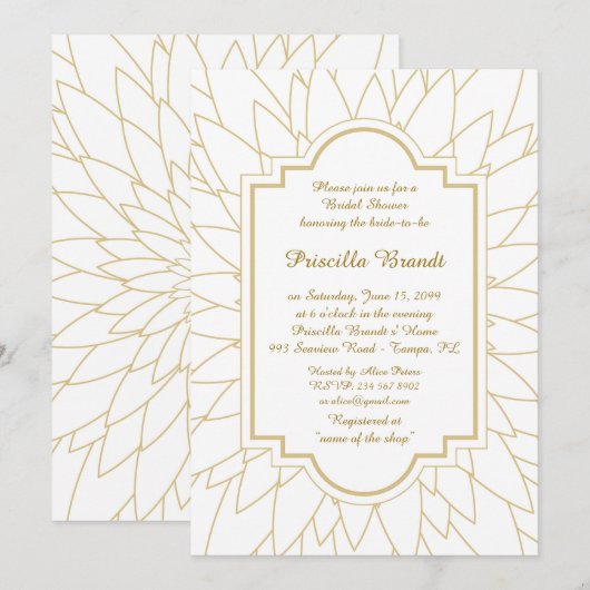 Vrijgezellenfeest Honoring, Monet's Dahlia stijl, Kaart (Voorkant / Achterkant)