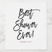 Vrijgezellenfeest Hostess Bedankt voor het cadeaue Wijn Etiket (Enkel label)