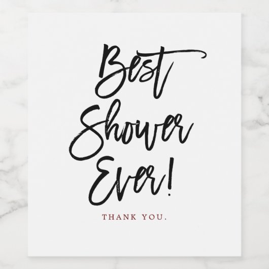 Vrijgezellenfeest Hostess Bedankt voor het cadeaue Wijn Etiket (Enkel label)