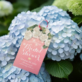 Vrijgezellenfeest Hydrangea Flowers String Lights Cadeaulabel