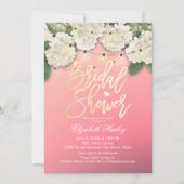 Vrijgezellenfeest Hydrangea Flowers String Lights  Kaart (Voorkant)