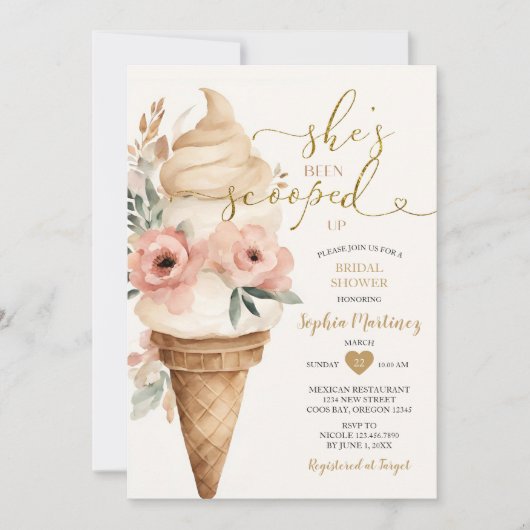 Vrijgezellenfeest Ice Cream Ze is opgeruimd Kaart (Voorkant)