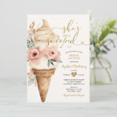 Vrijgezellenfeest Ice Cream Ze is opgeruimd Kaart (Staand voorkant)