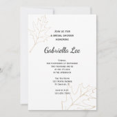 Vrijgezellenfeest in de herfst van eiken bladeren kaart (Voorkant)