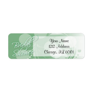 Vrijgezellenfeest in een Mint Groen en Wit Etiket