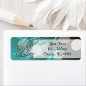 Vrijgezellenfeest in een Turquoise Blauw en Bruin Etiket (Insitu)