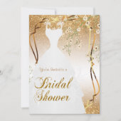 vrijgezellenfeest in Gold Glitter Kaart (Voorkant)