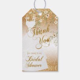 Vrijgezellenfeest in Gouden Glitter | Dank u Cadeaulabel