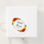 Vrijgezellenfeest in het najaar van Florals Bedankjes Labels (In situ)