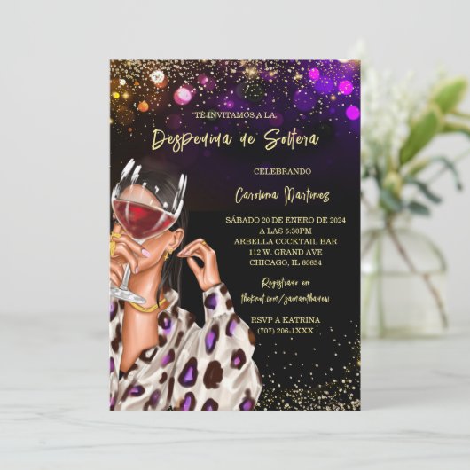 Vrijgezellenfeest in het Spaans Kaart (Staand voorkant)