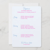 vrijgezellenfeest in Miami Beach Kaart (Achterkant)