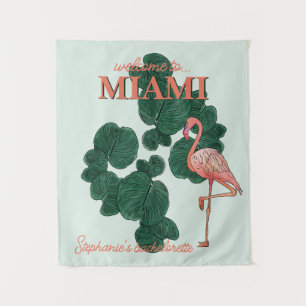 vrijgezellenfeest in Miami Wandkleed