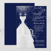  Vrijgezellenfeest in Navy Blue Kaart (Voorkant / Achterkant)