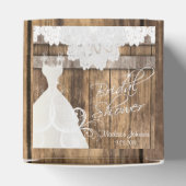 Vrijgezellenfeest in Rustiek Hout en Kant Design Bedankdoosjes (Bovenkant)