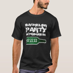 Vrijgezellenfeest in uitvoering t shirten voor tea t-shirt