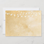 vrijgezellenfeest Itinerary Rustic Pink Bacheloret Kaart (Achterkant)