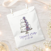 Vrijgezellenfeest Jubileum van gelaagde weddenscha Bedankzakje (Geknipt)