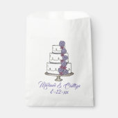 Vrijgezellenfeest Jubileum van gelaagde weddenscha Bedankzakje (Voorkant)