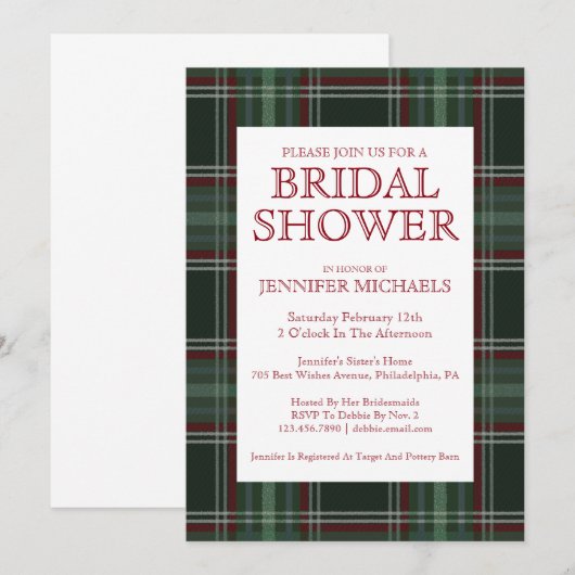 Vrijgezellenfeest Kaart (Voorkant / Achterkant)