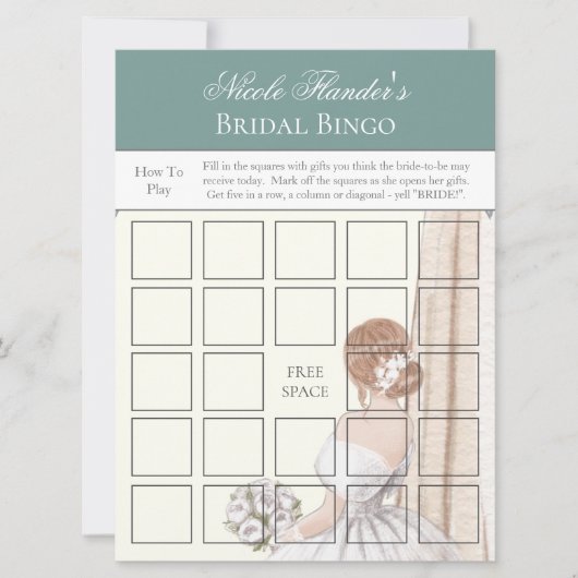 Vrijgezellenfeest - Kaart Bingo Game (Voorkant)