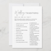 Vrijgezellenfeest Kaart HARLOW Wedding Traditions (Voorkant)
