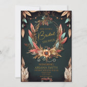  Vrijgezellenfeest Kaart in Boho Style (Voorkant)