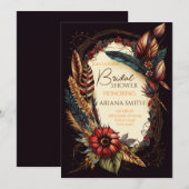 Vrijgezellenfeest Kaart in Boho Style (Voorkant / Achterkant)