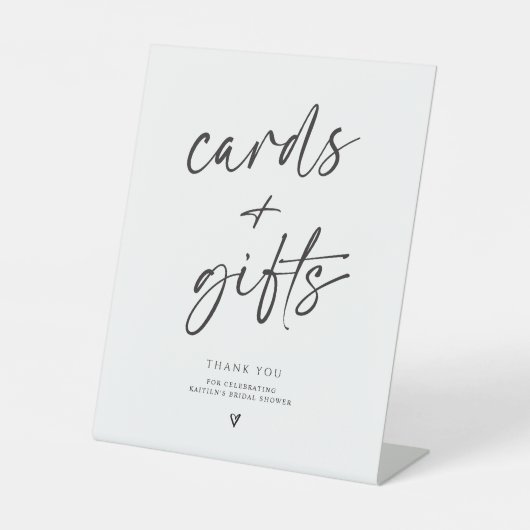 Vrijgezellenfeest Kaarten — Gegeven aantekeningen  Reclamebord Met Voetstuk (Voorkant)