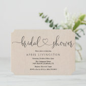 Vrijgezellenfeest Kalligrafie Uitnodiging (Staand voorkant)