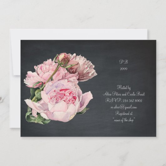 vrijgezellenfeest, karton, droomkleding, pinda's kaart (Achterkant)