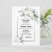 Vrijgezellenfeest katoenventilator Eucalyptus Arch Kaart (Staand voorkant)