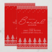 VRIJGEZELLENFEEST | Kerstboomtrui met rode kont Kaart (Voorkant / Achterkant)