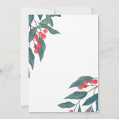 VRIJGEZELLENFEEST | Kerstfeestdagen Kaart (Achterkant)