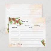 Vrijgezellenfeest kerstrecept (Voorkant / Achterkant)