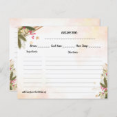 Vrijgezellenfeest kerstrecept (Voorkant / Achterkant)