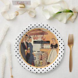 Vrijgezellenfeest Keuken Cocktails Grappig Papieren Bordje