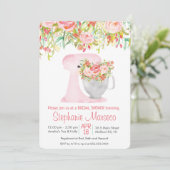 Vrijgezellenfeest Keuken Thee Uitnodiging (Staand voorkant)