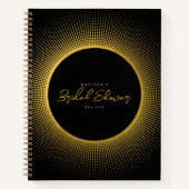 Vrijgezellenfeest Keukenkeuken - Herhaal zwart gou Notitieboek (Voorkant)