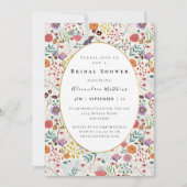 Vrijgezellenfeest kleurrijke bloemen Lentbloem Kaart (Voorkant)