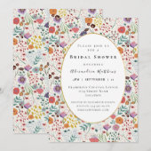 Vrijgezellenfeest kleurrijke bloemen Lentbloem Kaart (Voorkant / Achterkant)