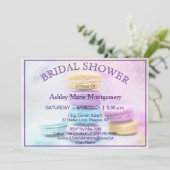 Vrijgezellenfeest kleurrijke uitgelekte Macaron-be Kaart (Staand voorkant)