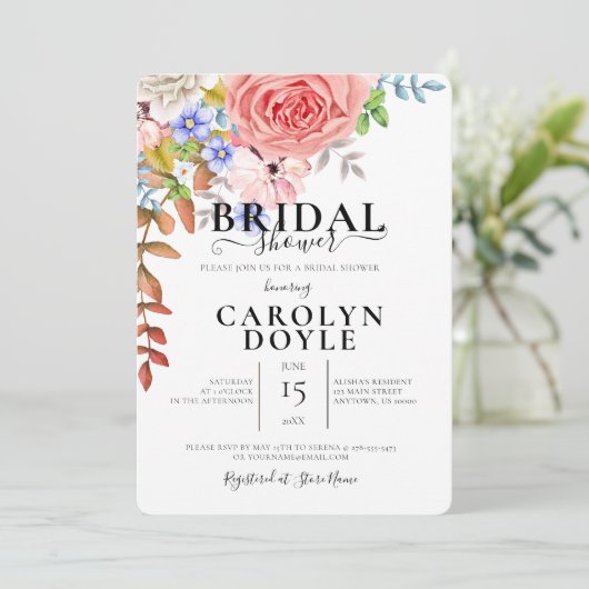 Vrijgezellenfeest kleurrijke ventilatorillustratie kaart (Staand voorkant)