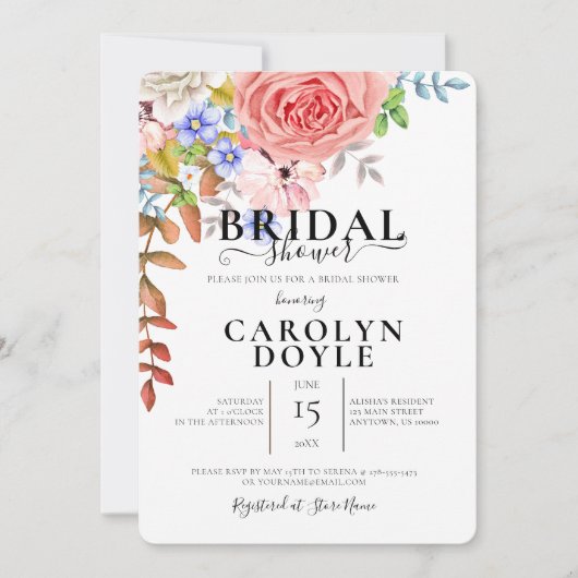 Vrijgezellenfeest kleurrijke ventilatorillustratie kaart (Voorkant)