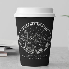 Vrijgezellenfeest Koffiebalk Aangepaste Arizona We Papieren Bekers