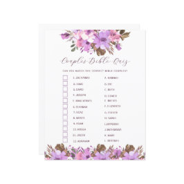 Vrijgezellenfeest Koppels Bijbelquiz